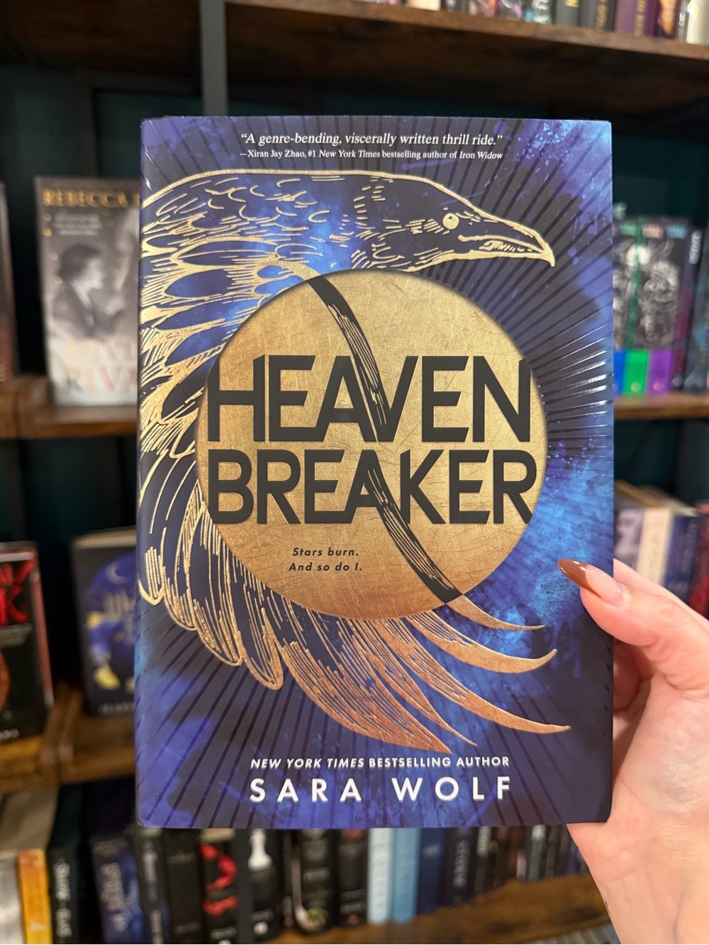 Heaven Breaker - Sara Wolf — Hardcover with Sprayed Edges
